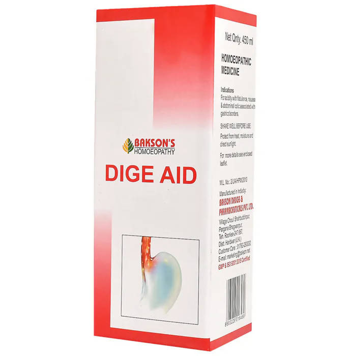 Bakson's Homeopathy Dige Aid Syrup | Grocsy