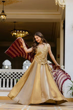 Teeya Creation Multi Color Pure Banarasi Viscose Designer Mirror Work Lehenga Choli | Grocsy