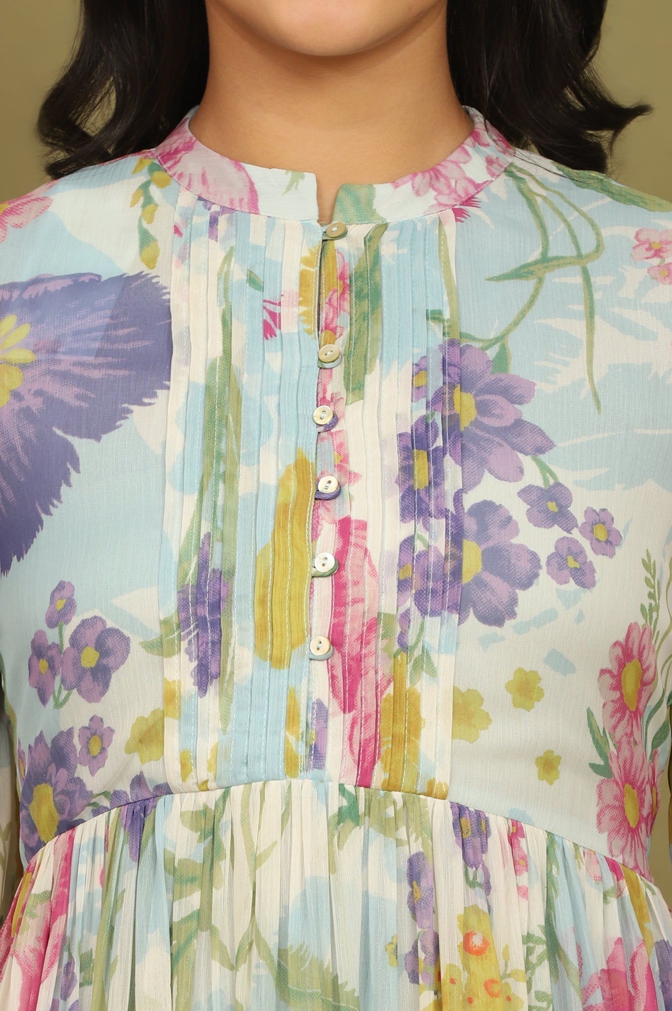W for Woman Floral Printed Flared Dress | Grocsy