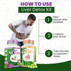 Divya Shree Liver Detox & Milk Thistle Capsule Combo | Grocsy
