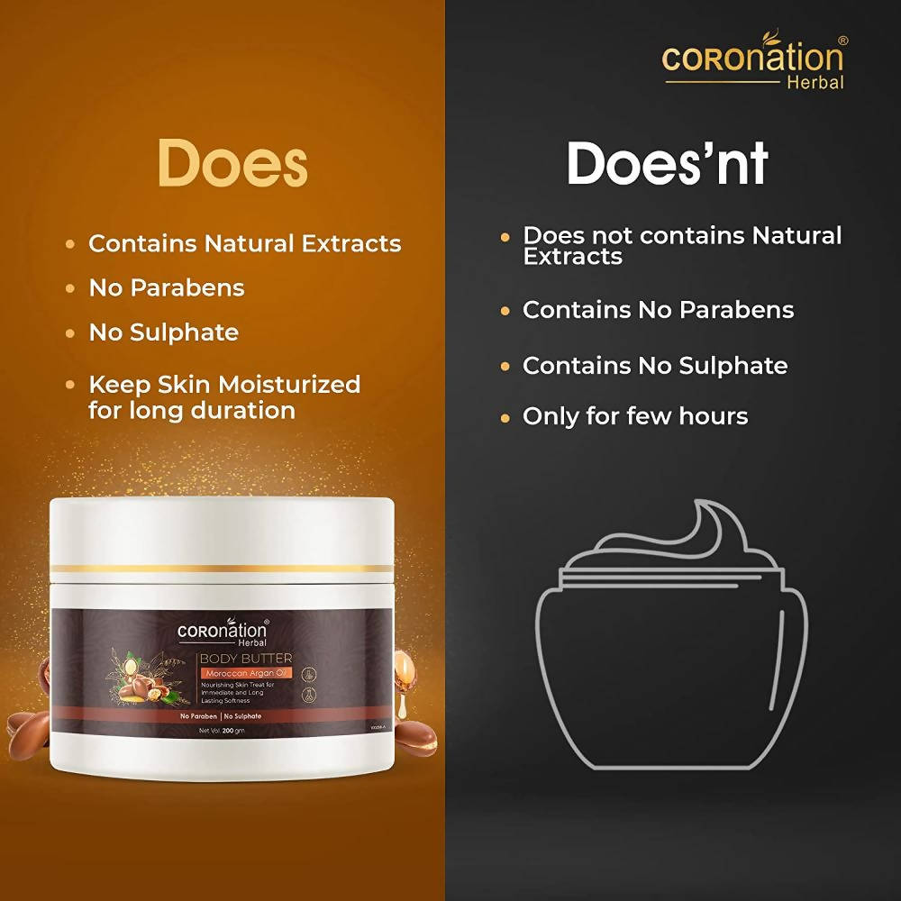 Coronation Herbal Moroccan Argan Oil Body Butter | Grocsy