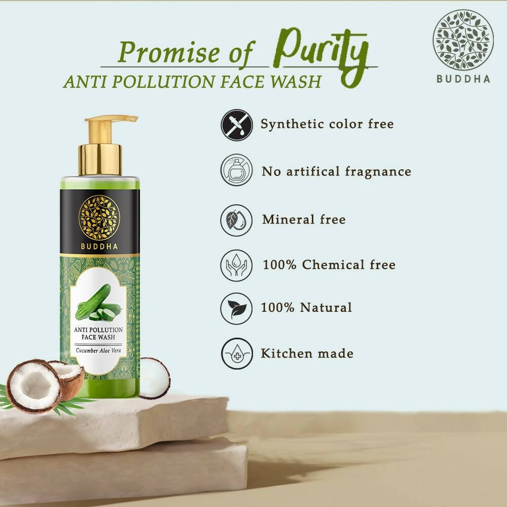 Buddha Natural Anti Pollution Face Wash | Grocsy