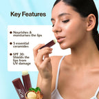 WOW Skin Science Shea Butter Nourishing Lip Balm SPF 30 with Ceramides | Grocsy
