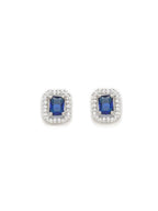 stone stud (Blue) - Ruby Raang | Grocsy