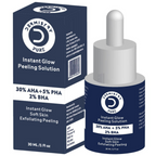 Dermistry 30% AHA 5% PHA 2% BHA Peeling Exfoliating Solution Instant Bright Glow Fairness Face Serum | Grocsy