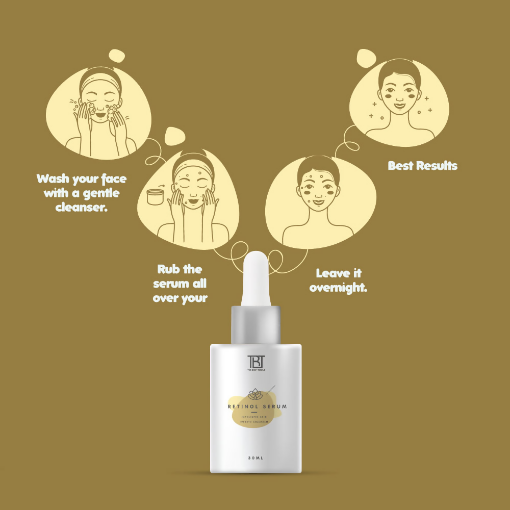 The Body Temple 0.3% Retinol Face Serum | Grocsy
