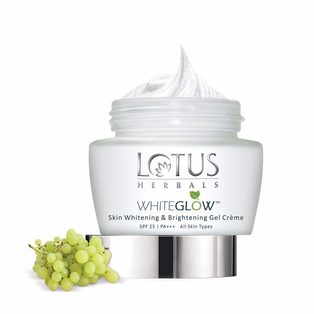 Lotus Herbals Whiteglow Skin Whitening And Brightening Gel Cream (SPF-25) | Grocsy