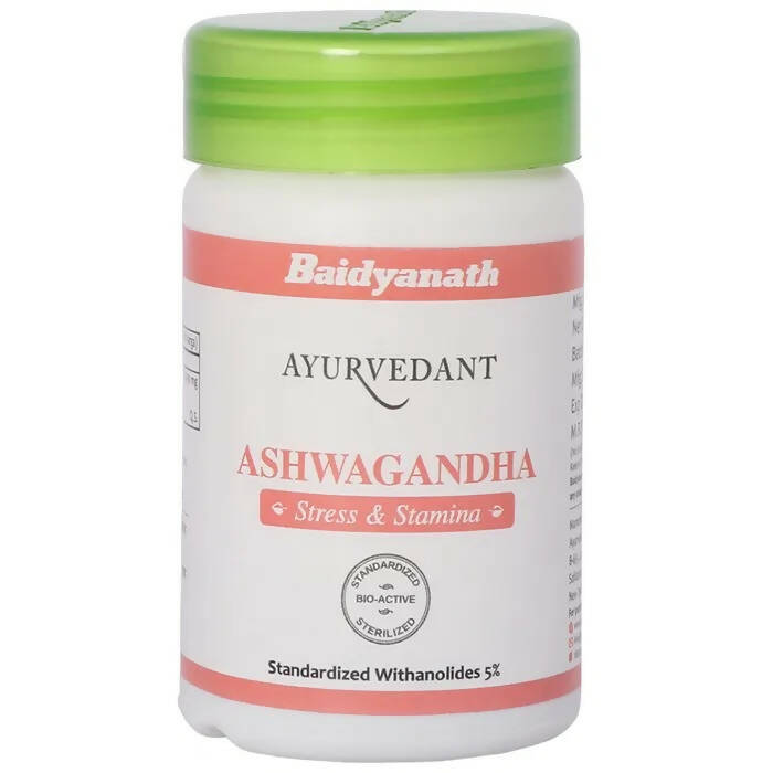 Baidyanath Jhansi Ayuvedant Ashwagandha Tablets | Grocsy