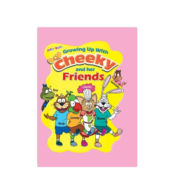 Jolly Kids Growing Up with Cheeky and Her Friends (8 in 1)|Character base Story Book for Kids Ages 3-8 years| Hardbound Book | Grocsy