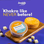 Snackible Cheese Dosa Khakra - Millet Snack | Grocsy