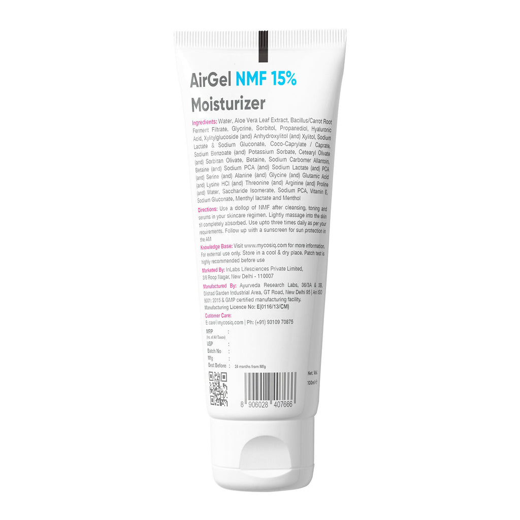 Cos-IQ AirGel NMF 15% for Oily Skin Moisturizer | Grocsy