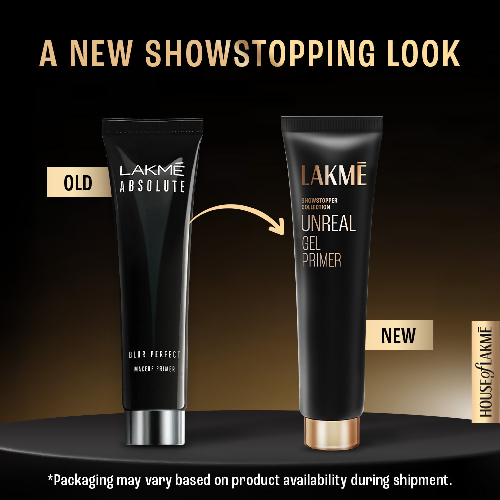 Lakme Unreal Undercover Gel Face Primer, Enriched With Viitamin E | Grocsy