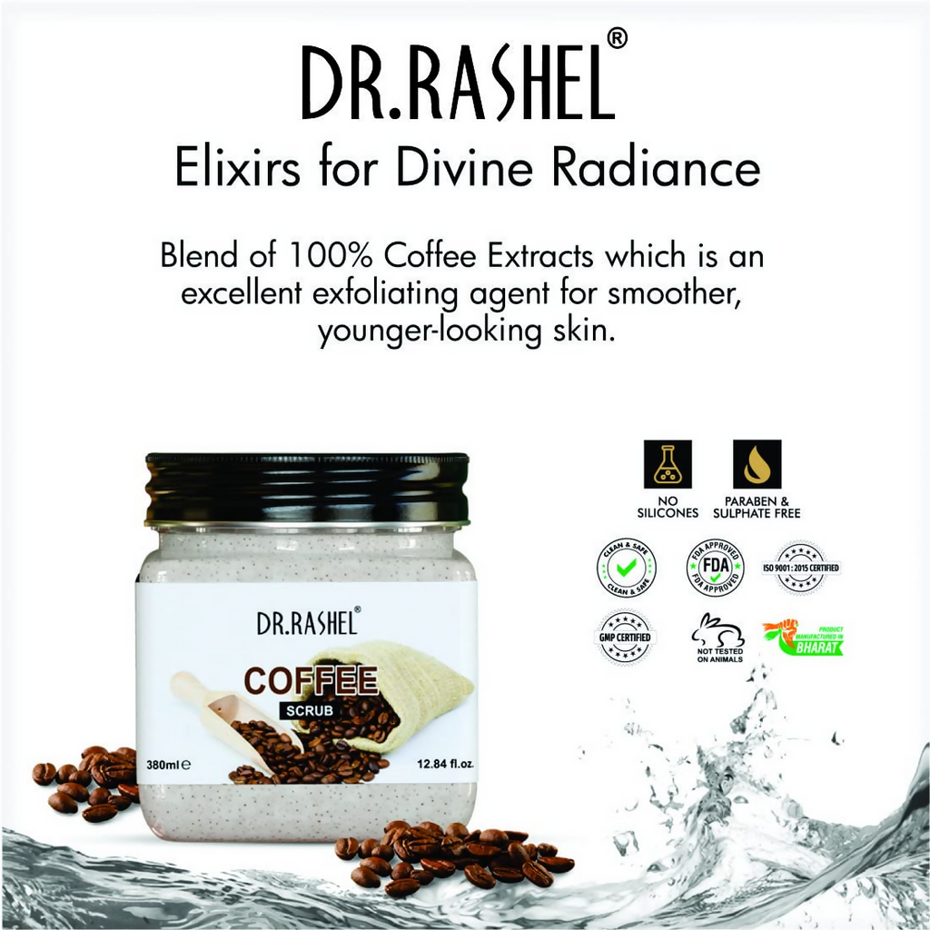 Dr.Rashel Coffee Scrub For Face And Body | Grocsy