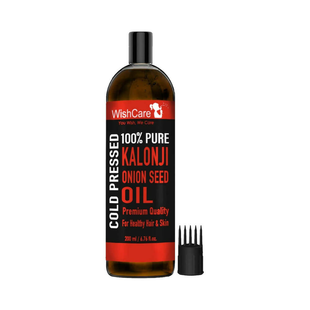 Wishcare Premium Cold Pressed Kalonji - Onion Black Seed Hair Oil | Grocsy