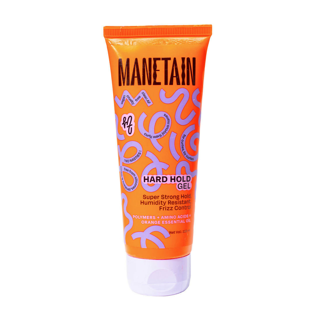 Manetain Hard Hold Gel For Curly & Wavy Hair | Grocsy