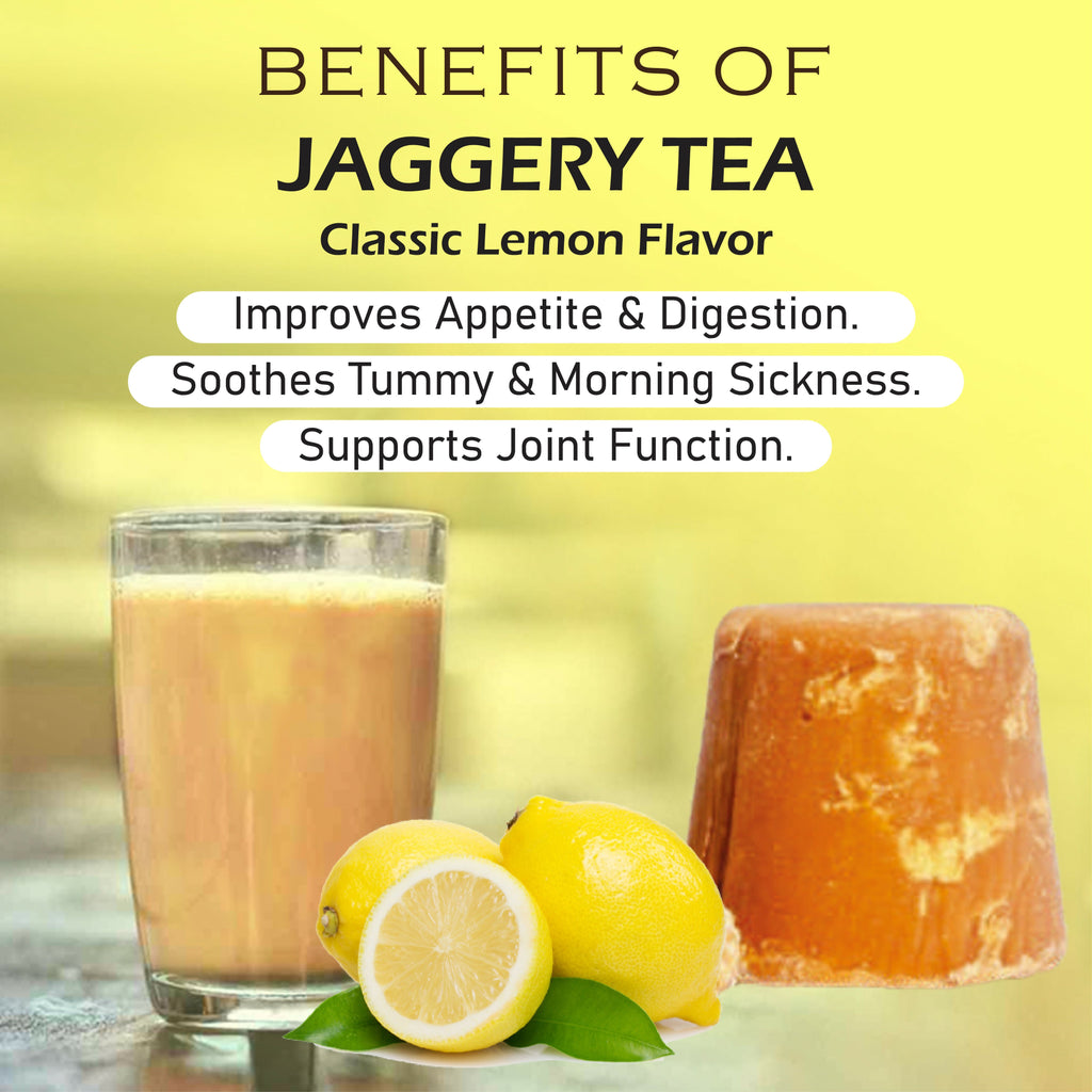 Naivedyam Classic Lemon Flavour Jaggery Tea | Grocsy