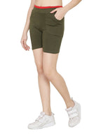 Asmaani Olive Green Color Short Pant with Two Side Pockets | Grocsy