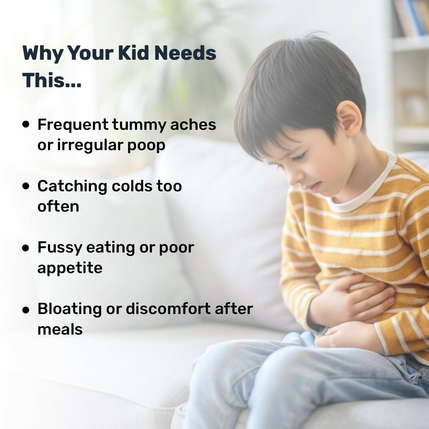 Miduty Probiotics+ Kids - Pre, Pro & Postbiotic, 6B CFU, Sunfiber, Butyrate – Gut & Immune Support | Grocsy