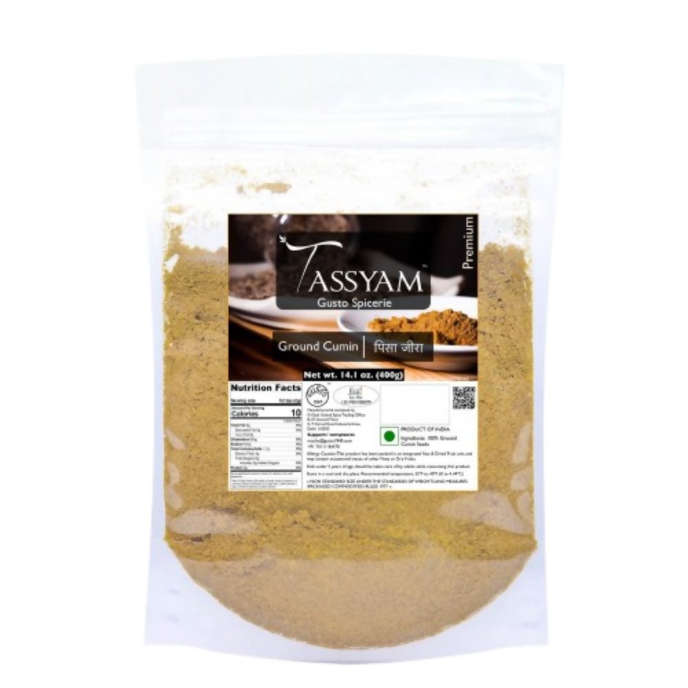 Tassyam Organics Ground Cumin Seeds | Grocsy