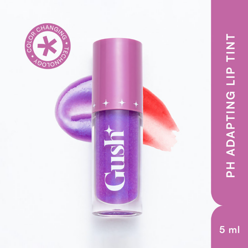 Gush Beauty H-Inched Transformative Glossy Lip Tint - Purple Sunset | Grocsy