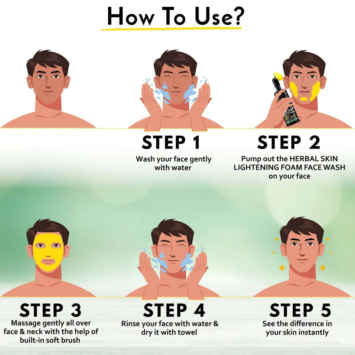 Muuchstac Herbal Skin Lightening Foam Face Wash | Grocsy