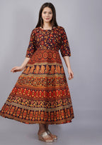 Vamika Multicolor Cotton Printed Party/Casual Wear Kurti (GAM23K) | Grocsy