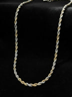 NVR Men's Handcrafted Rhodium Plated Chain | Grocsy