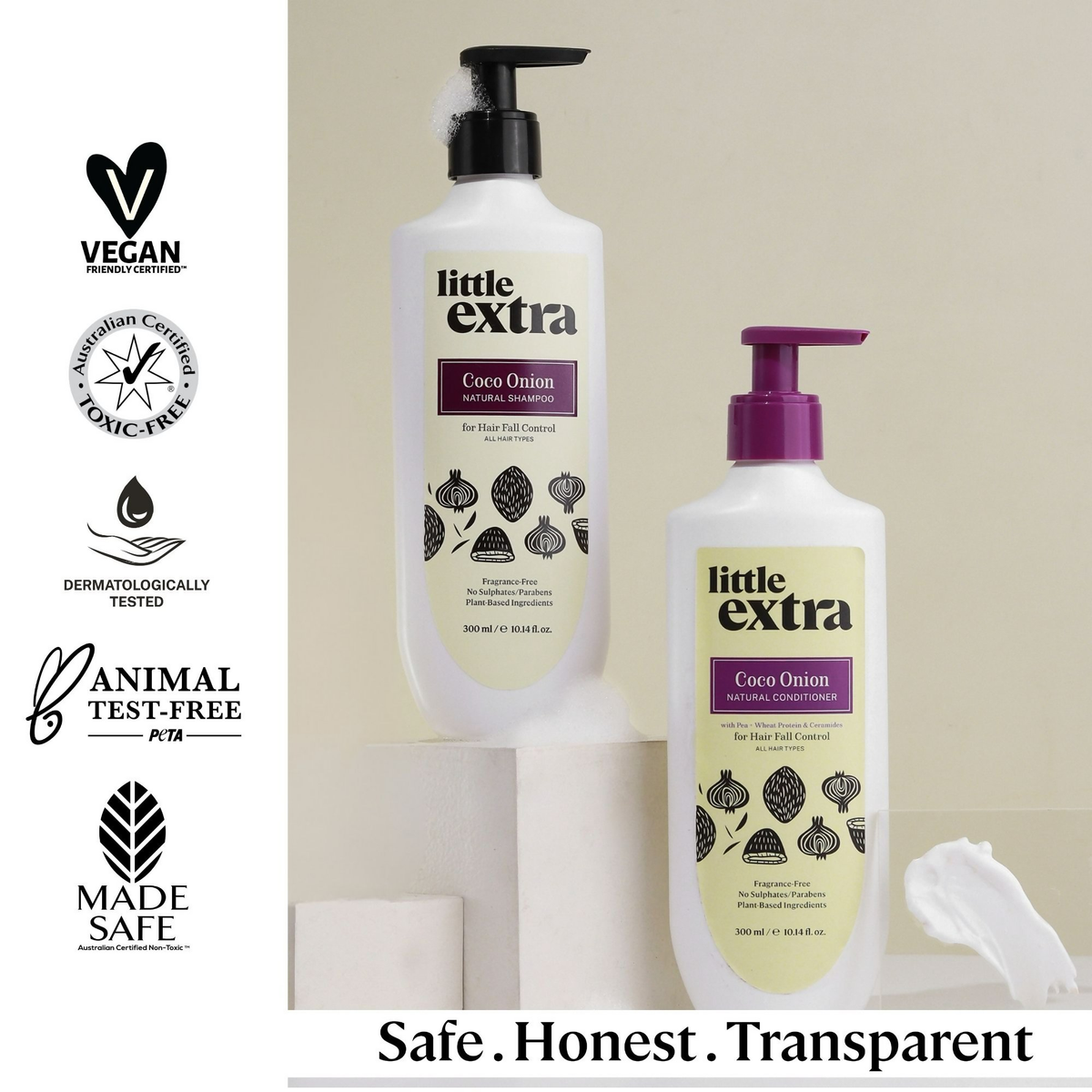 Little Extra Shampoo & Conditioner For Hair Fall Control | Grocsy