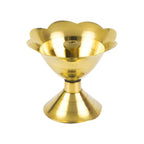 Spillbox Gold Toned Brass Small Diya | Grocsy