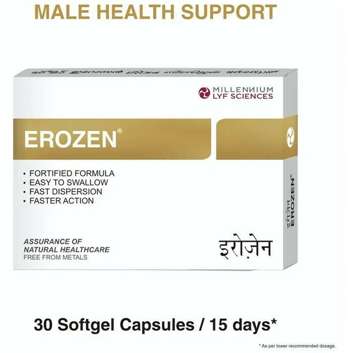 Millennium Herbal Care Erozen Softgel Capsules | Grocsy