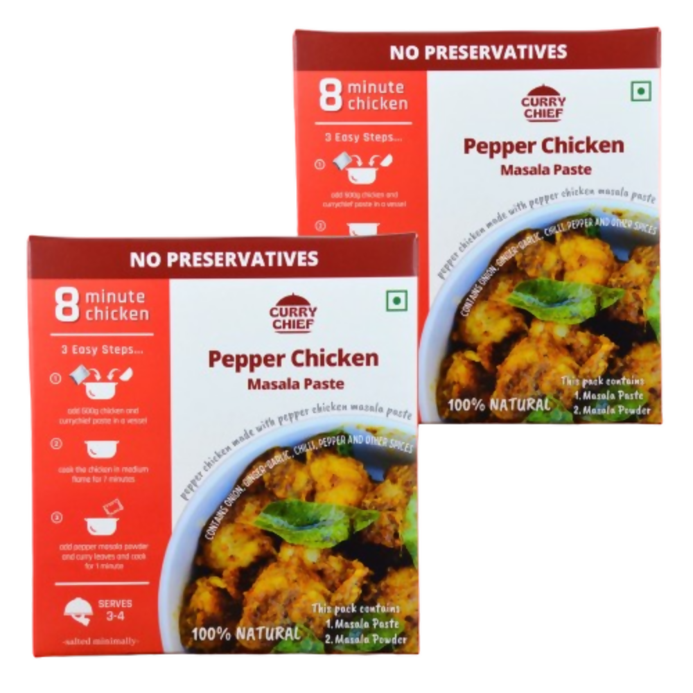 CurryChief Pepper Chicken Masala Paste | Grocsy