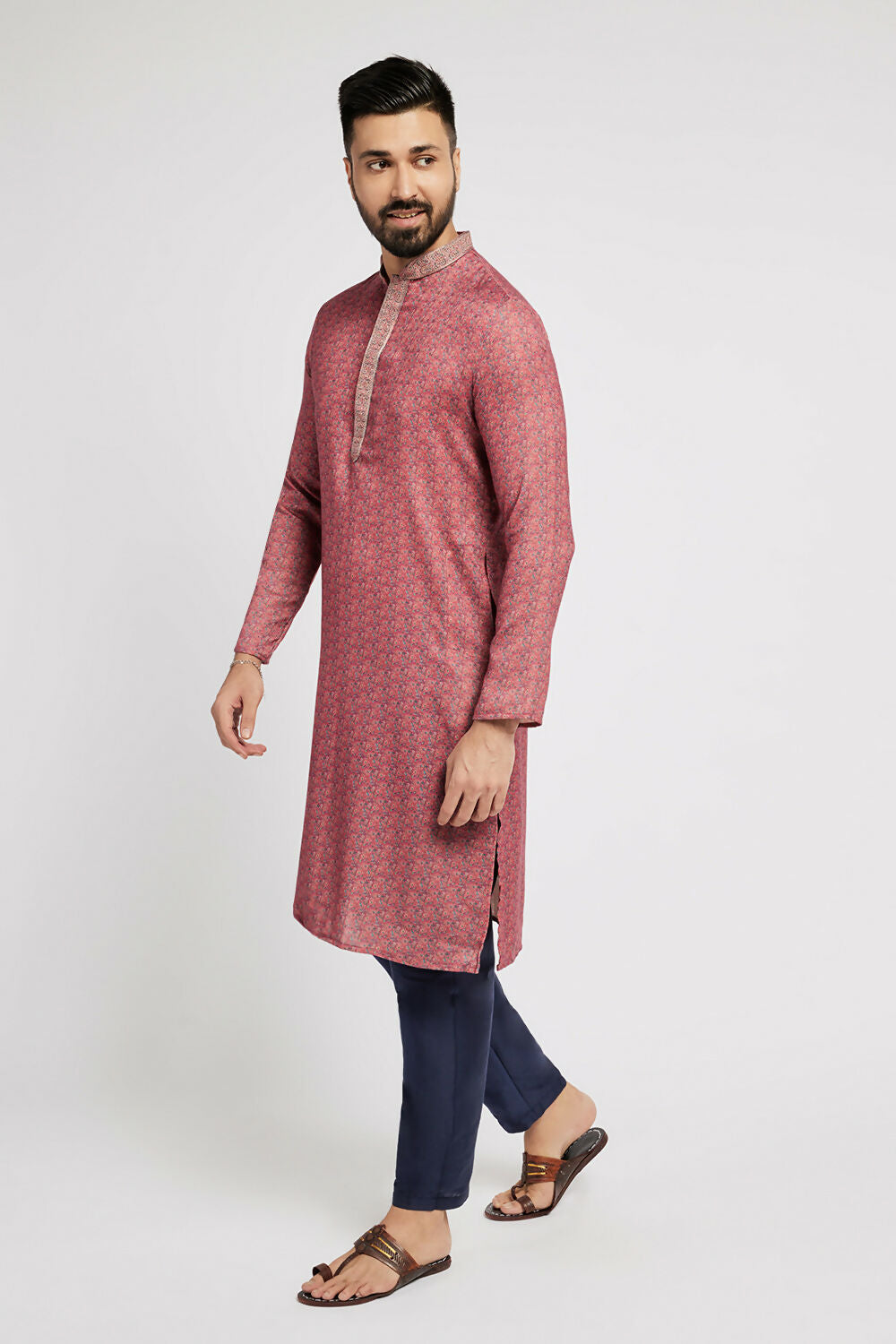 Ethnic India Blue solid Pant for Men | Grocsy