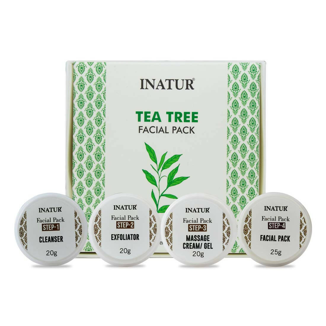 Inatur Tea Tree Facial Kit | Grocsy