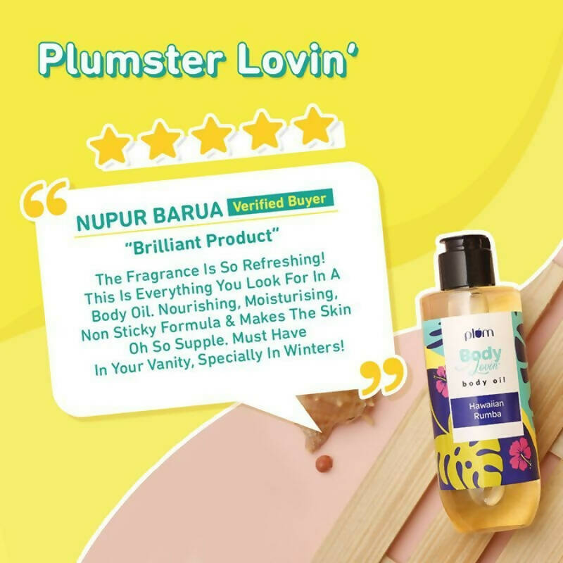 Plum BodyLovin' Hawaiian Rumba Body Oil | Grocsy