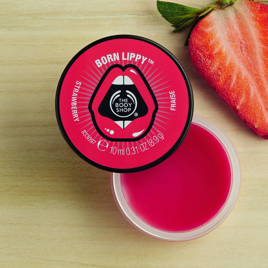 The Body Shop Born Lippy Pot Lip Balm - Strawberry | Grocsy
