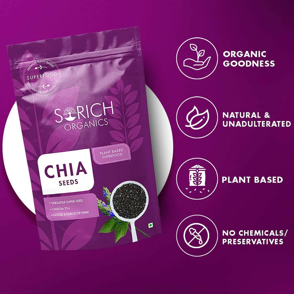 Sorich Organics Raw Chia Seeds | Grocsy