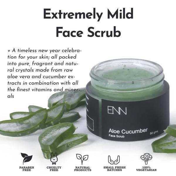Enn Aloe Cucumber Mild, Refreshing Face Scrub | Grocsy