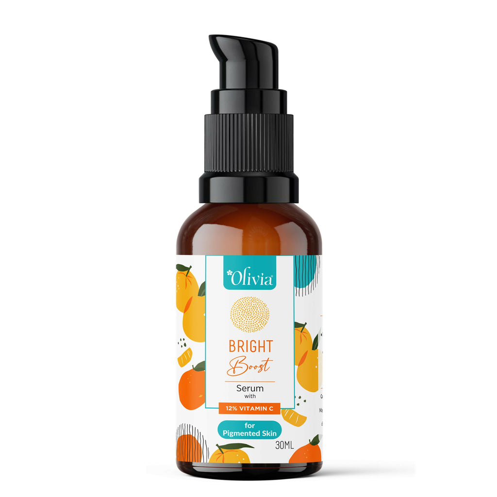 Olivia Bright Boost Serum With 12% Vitamin C | Grocsy