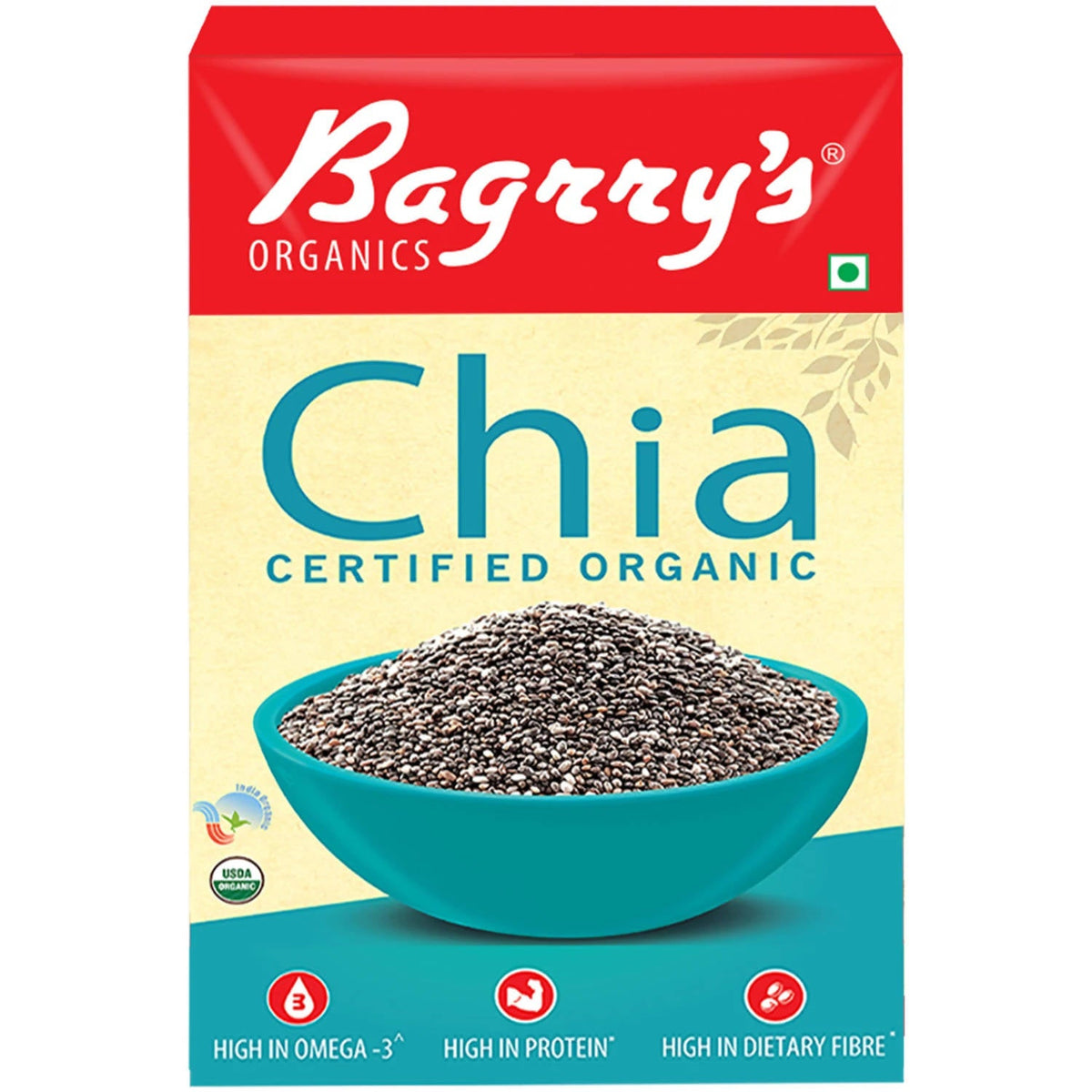 Bagrry's Organic Chia Seeds | Grocsy