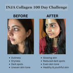 Inja Beauty Collagen For Skin- Hair & Nails- With Vit C- Glutathione- Biotin - Lychee Flavour | Grocsy