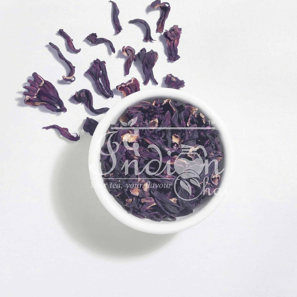 The Indian Chai - Organic Hibiscus Tea 30 Pyramid Tea Bags | Grocsy