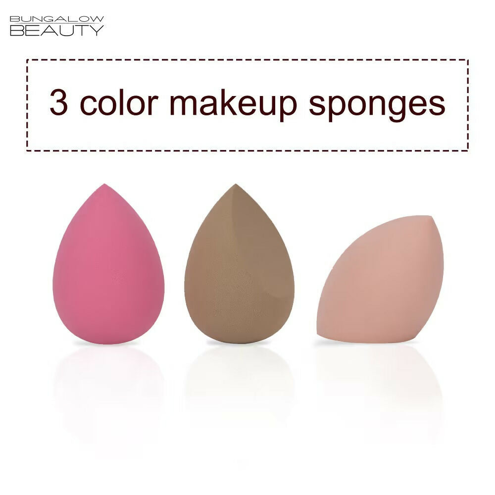 BUNGALOW BEAUTY Makeup Blending Sponge - Pack of 3 | Grocsy