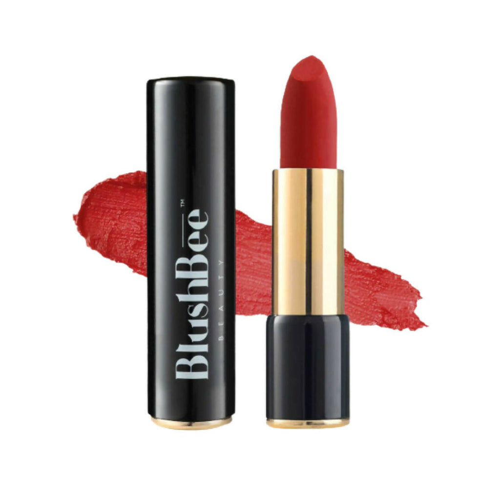 BlushBee Organic Beauty Lip Nourishing Vegan Lipstick - Party Red | Grocsy
