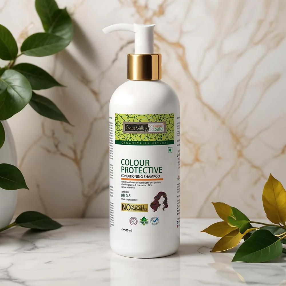 Indus Valley Organic Colour Protective Shampoo with Conditioner | Grocsy