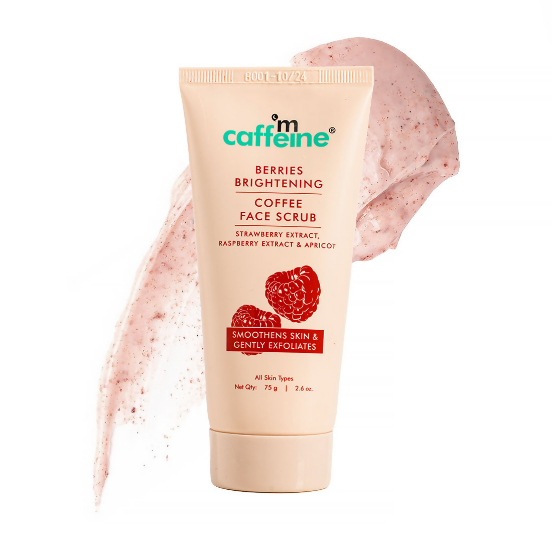 mCaffeine Berries Brightening Coffee Face Scrub | Grocsy