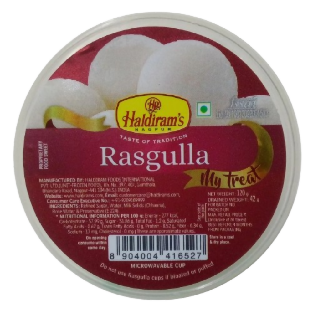 Haldiram's Rasgulla Cup | Grocsy