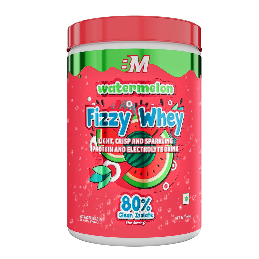 Big Muscles Nutrition Fizzy Whey & Shaker Combo | Grocsy