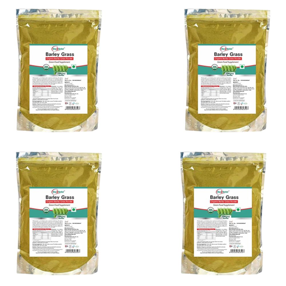 Way2herbal Organic Barley Grass Powder | Grocsy