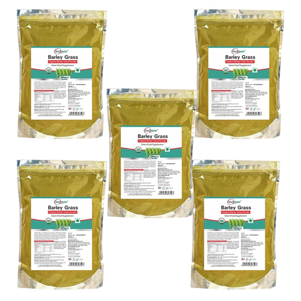 Way2herbal Organic Barley Grass Powder | Grocsy