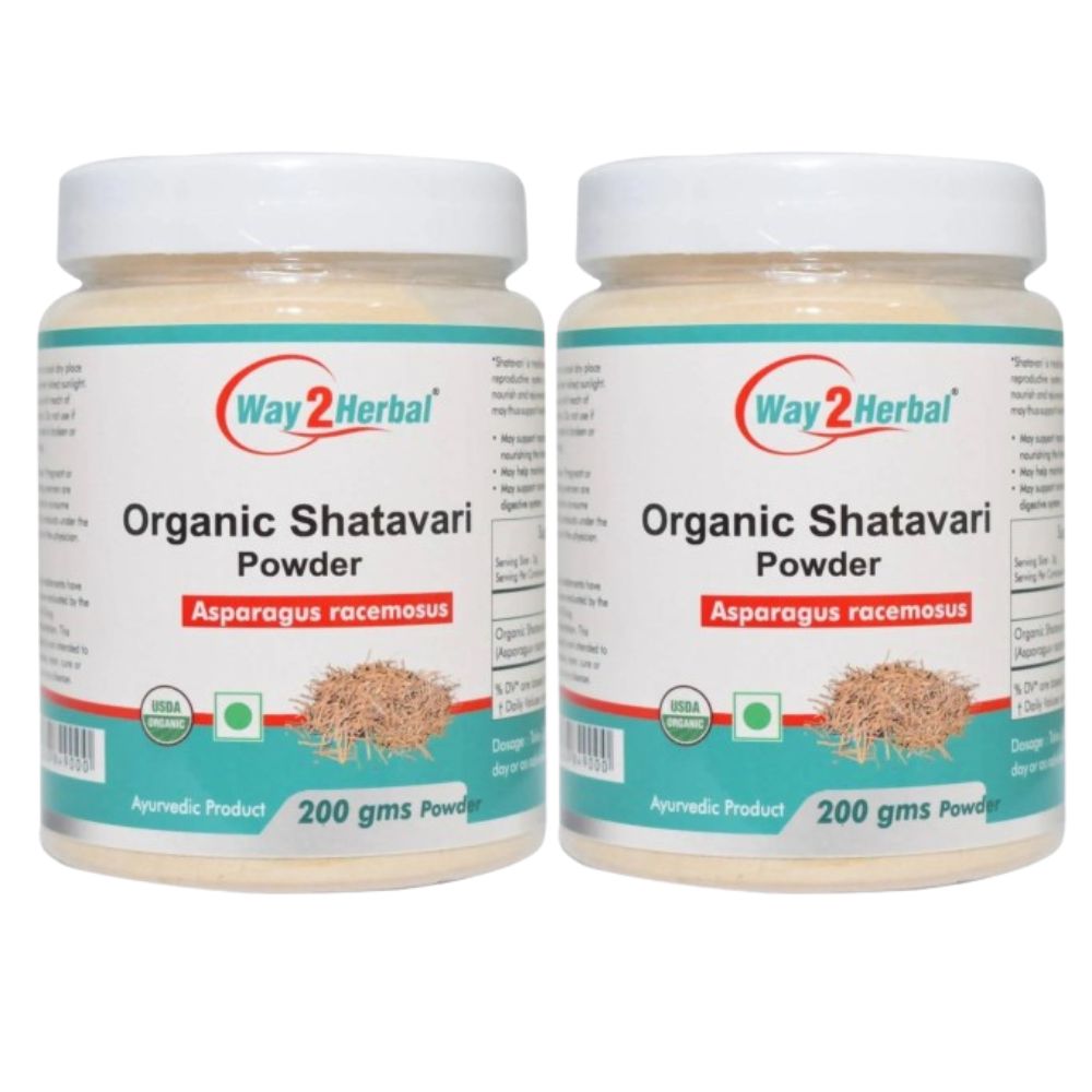 Way2herbal Organic Shatavari Powder | Grocsy